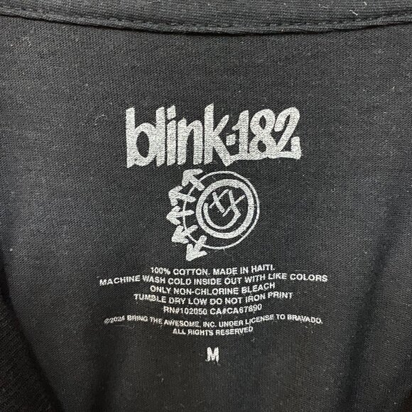 Blink-182 Self Titled Album Punk Rock Band T-Shirt Medium - Picture 4 of 4